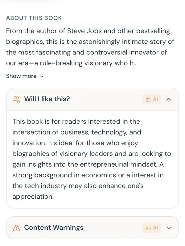 Smart recommendations you'll actually enjoy