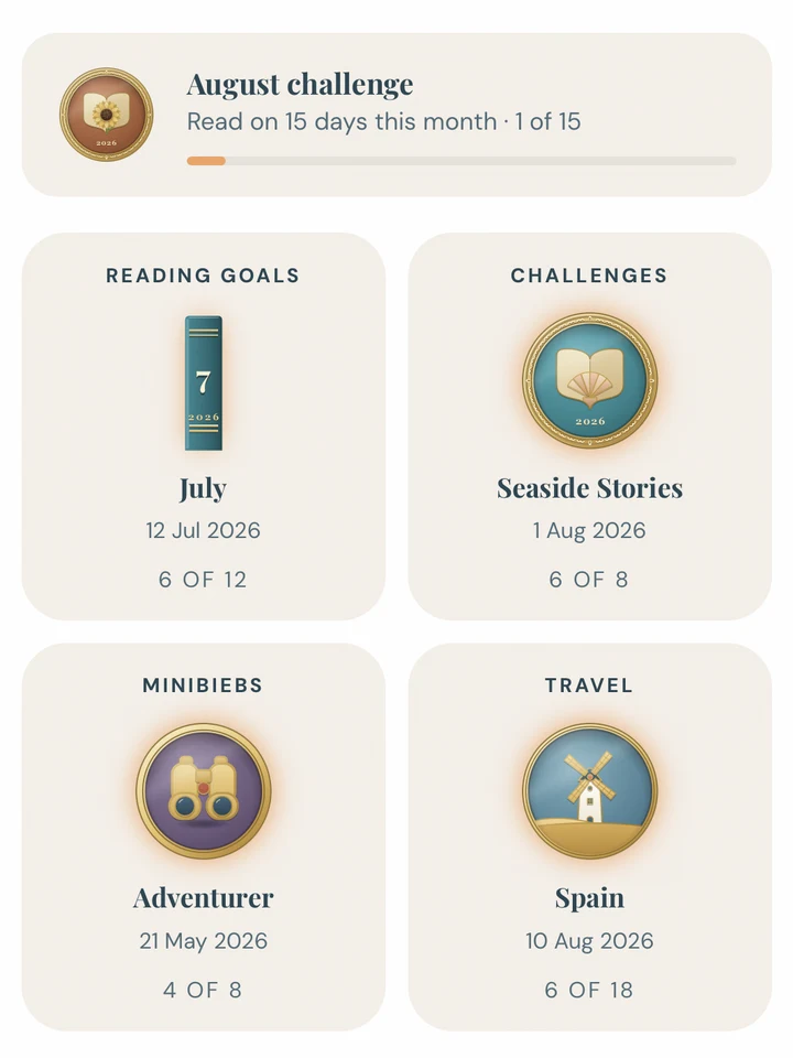 Streaks and badges to celebrate progress