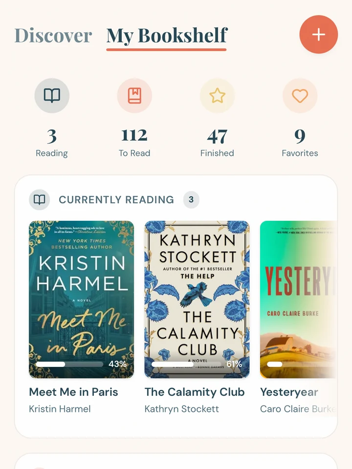Your reading, beautifully organized